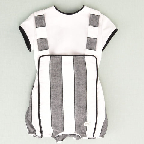 Conjunto Niño Rayas Negras