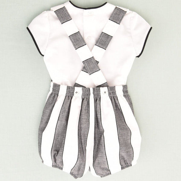 Conjunto Niño Rayas Negras