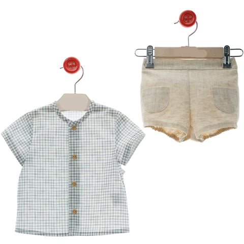 Conjunto Niño Bali - Verde Empolvado