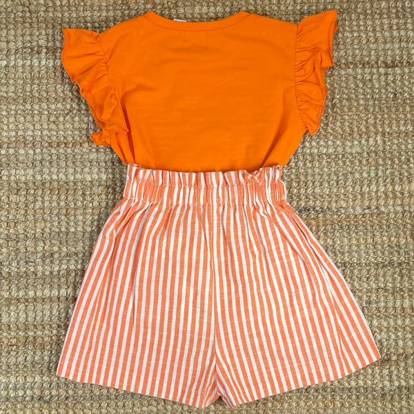 Conjunto Short Naranja