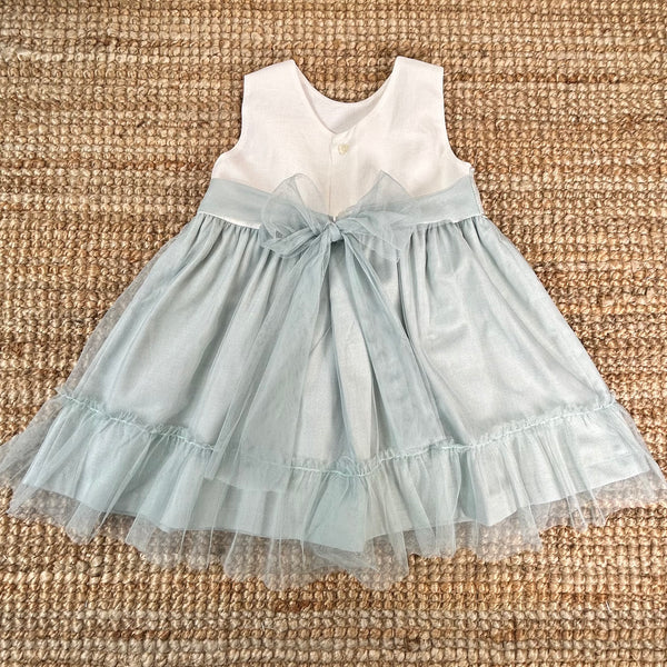 Vestido Tul Salada Lazo Aquatic