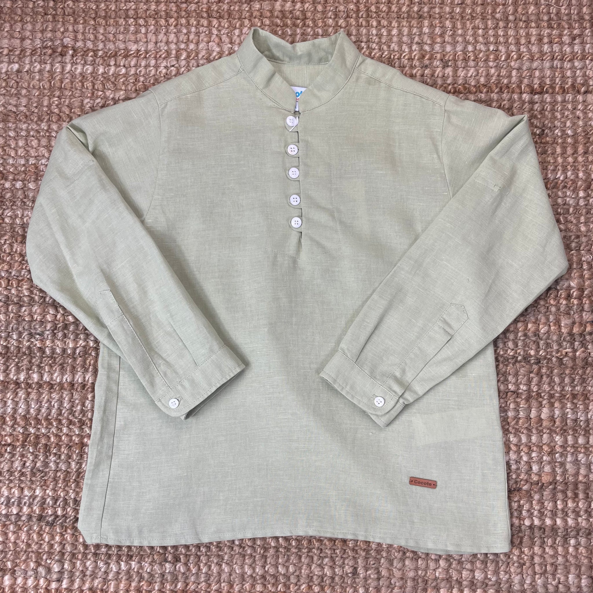 Camisa Verde Lino