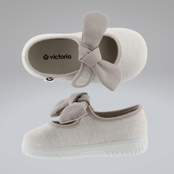 Zapatilla Mercedita Beige Canva