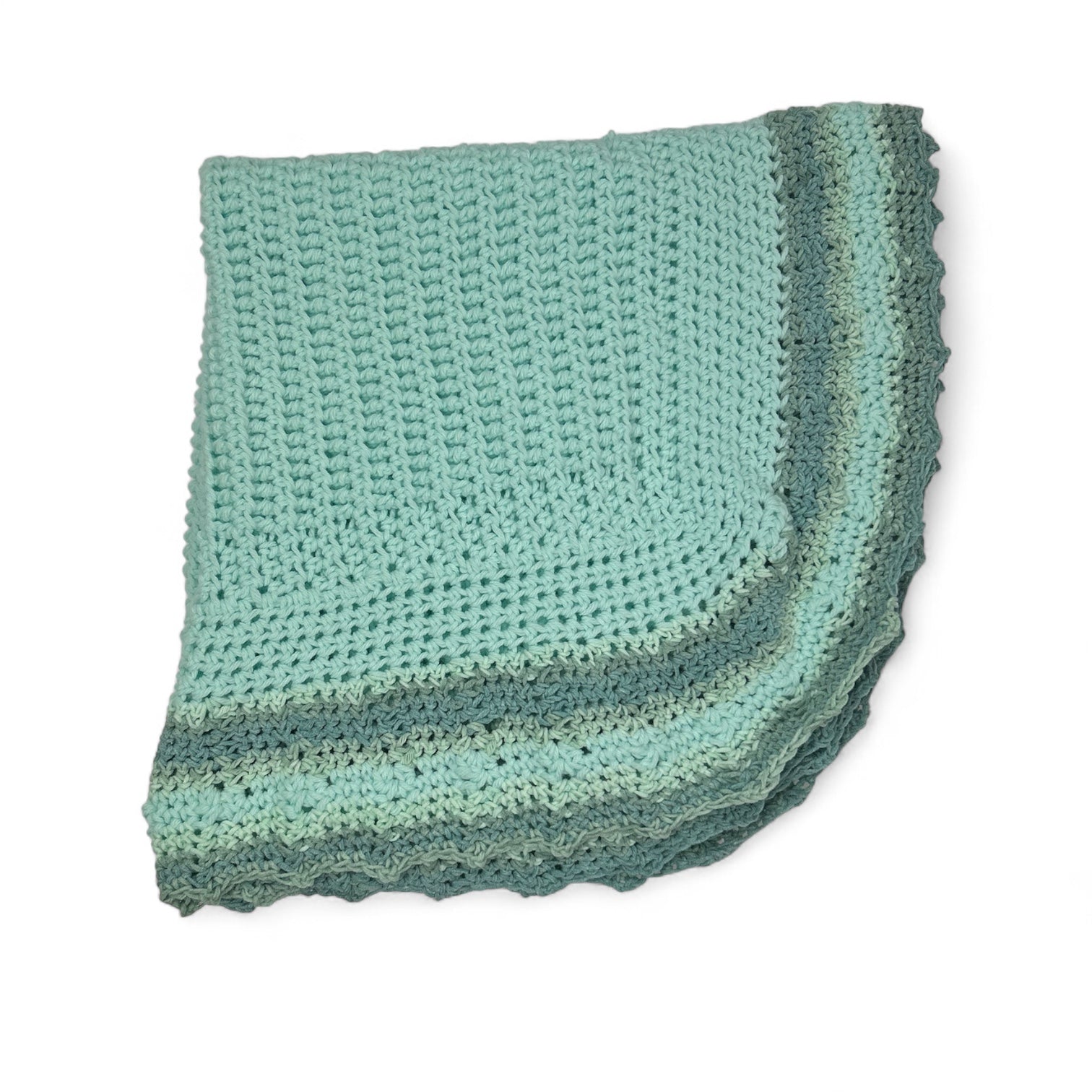 Manta Tejida Celeste Multi