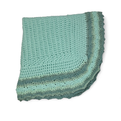 Manta Tejida Celeste Multi