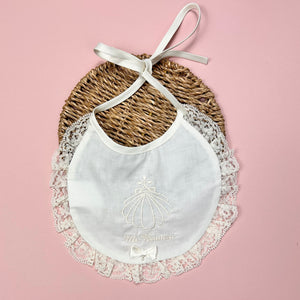 Babero Boal Bordado Concha Beige