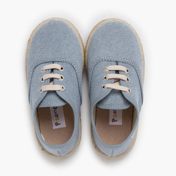 Zapatillas Lona Cordones - Océano