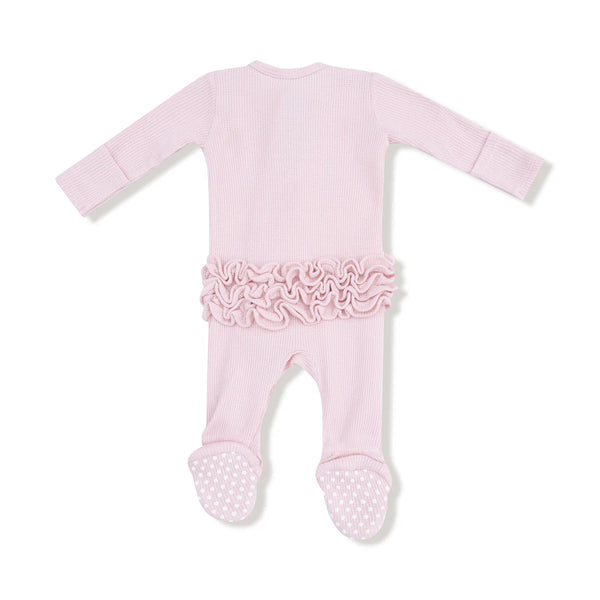 Pijama Footie - Rosa Velado
