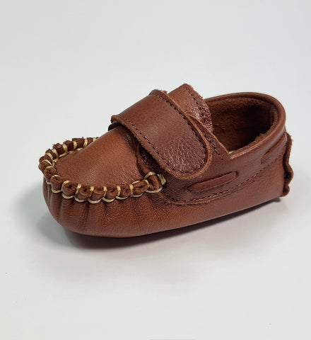 Mocasines Velcro Bebé - Marrón