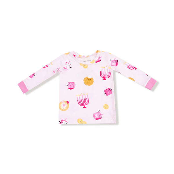Pijama Hanukkah Rosado