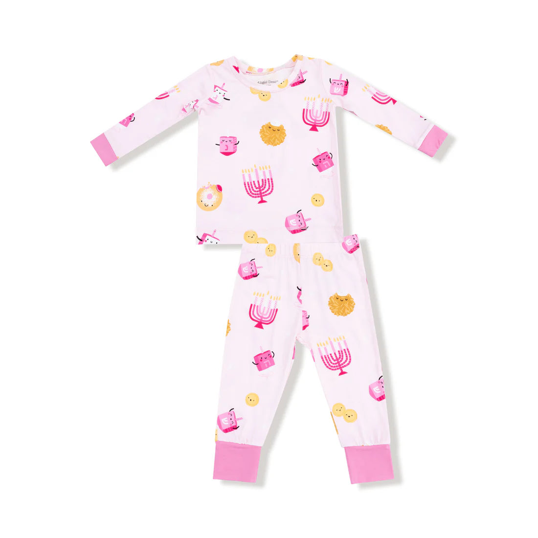 Pijama Hanukkah Rosado
