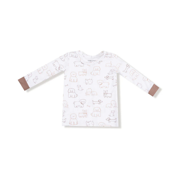 Pijama Cachorros Neutrales - Blanco