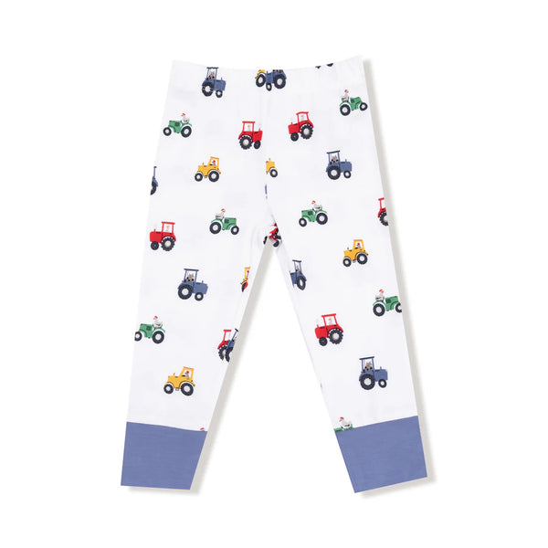 Pijama Mini Tractores - Blanco