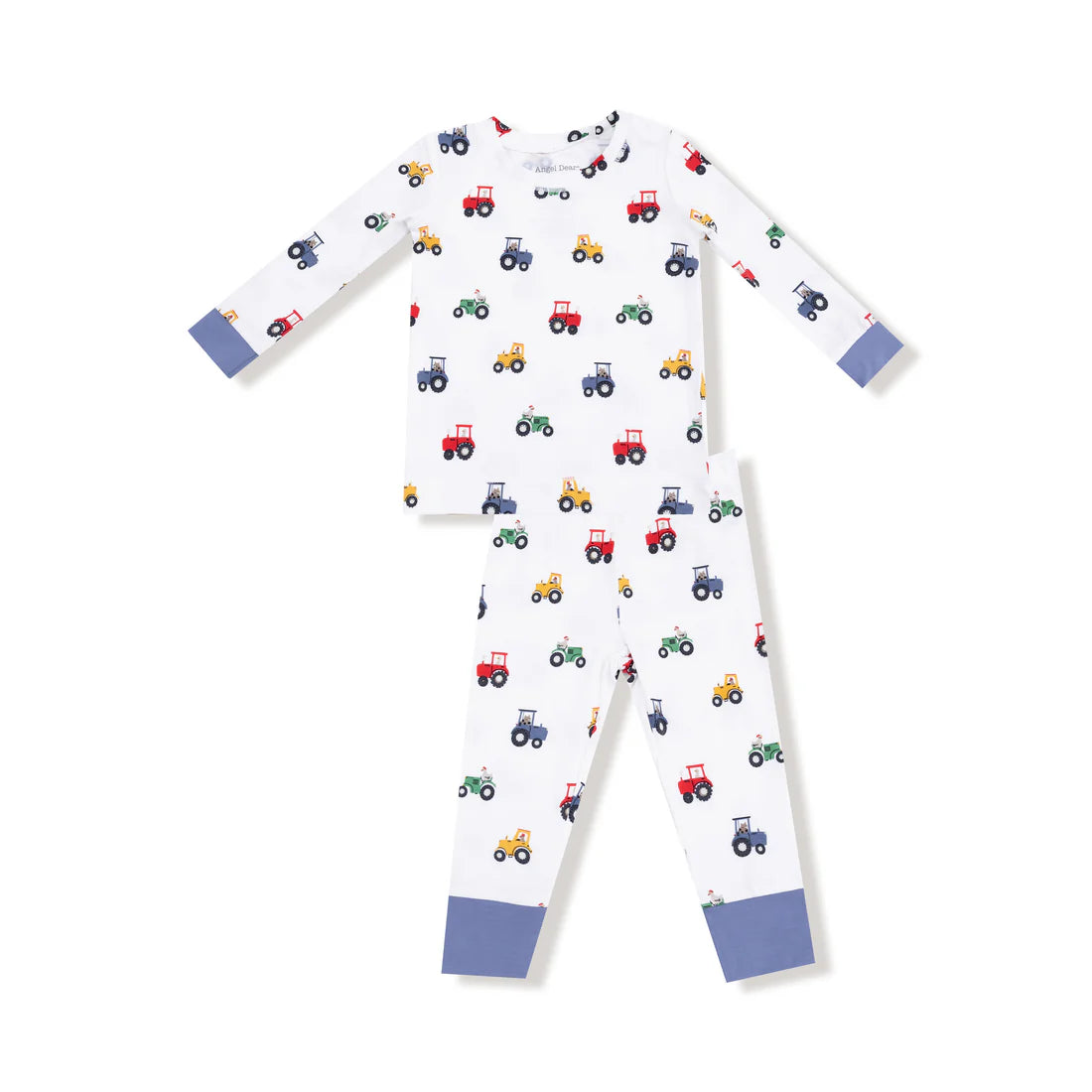 Pijama Mini Tractores - Blanco
