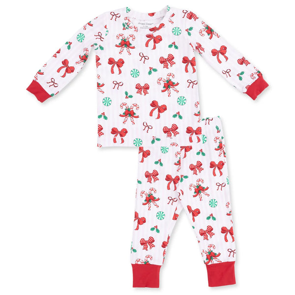 Pijama Manga Larga Navidad - Lazos & Candy Canes