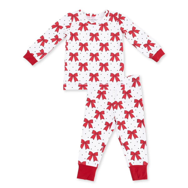 Pijama Manga Larga Navidad - Lazos Festivos