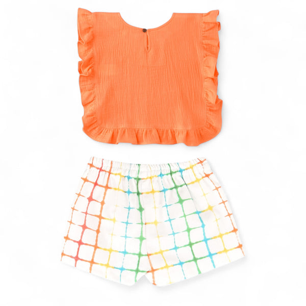 Conjunto Niña Colores - Naranja
