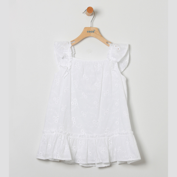 Vestido Bordado Palermo - Blanco