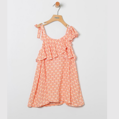 Vestido Asimétrico Kenia - Naranja