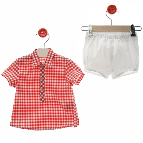 Conjunto Niño Cuba - Rojo