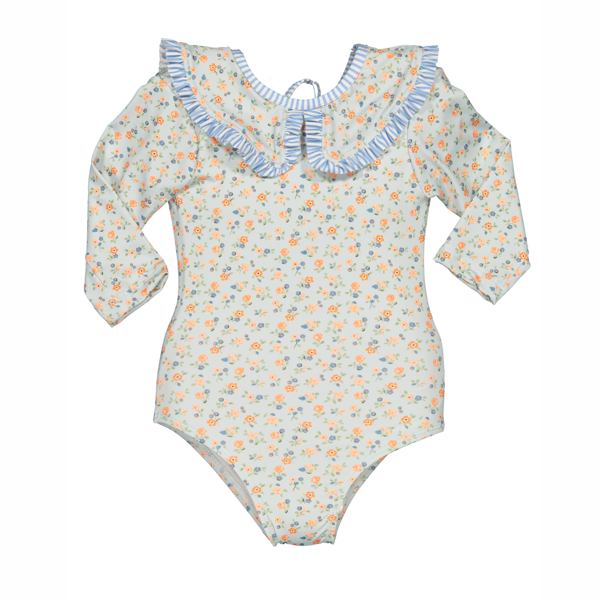 Vestido de Baño Manga Larga - Flores