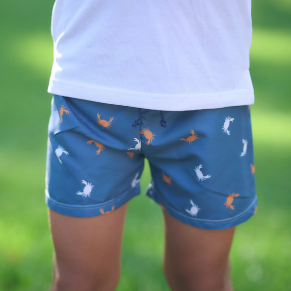 Vestido de Baño Short Niño - Cangrejos