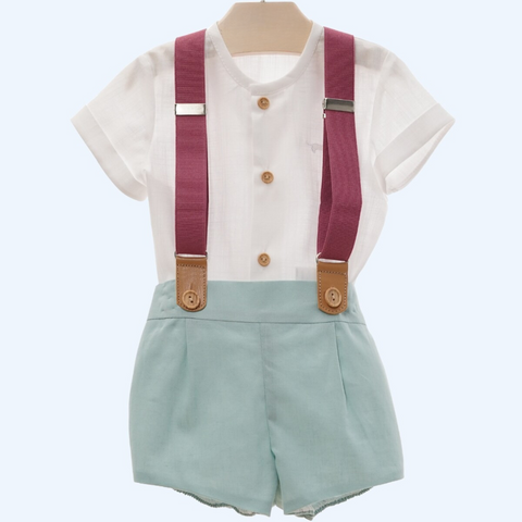 Conjunto Tirantes Bolonia Verde
