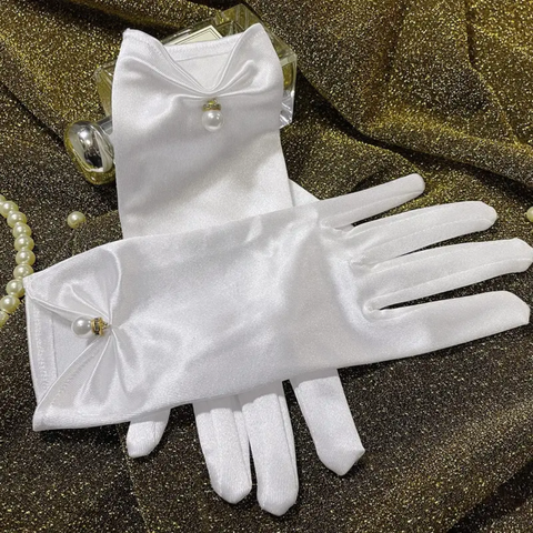 Guantes de Primera Comunión - Blanco