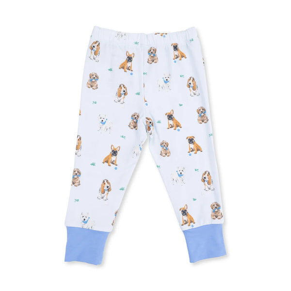 Pijama Manga Corta - Perros Amigos Azul