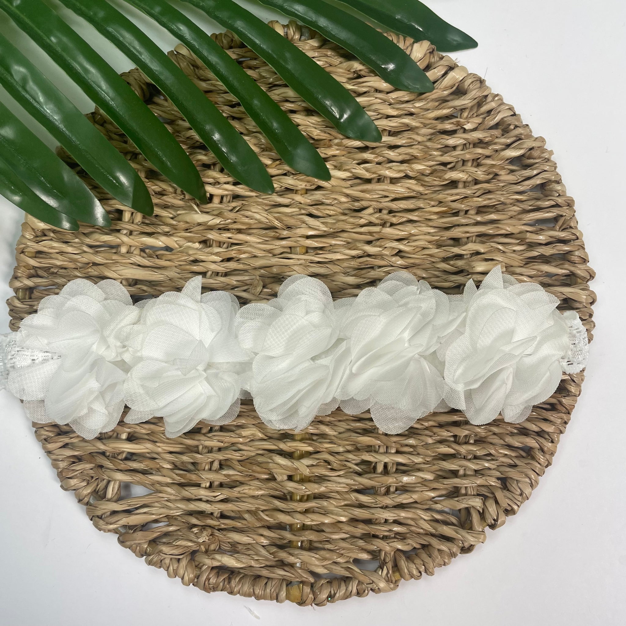Vincha de Flores Blancas