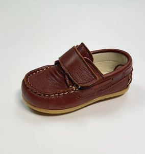 Mocasines Velcro - Marrón