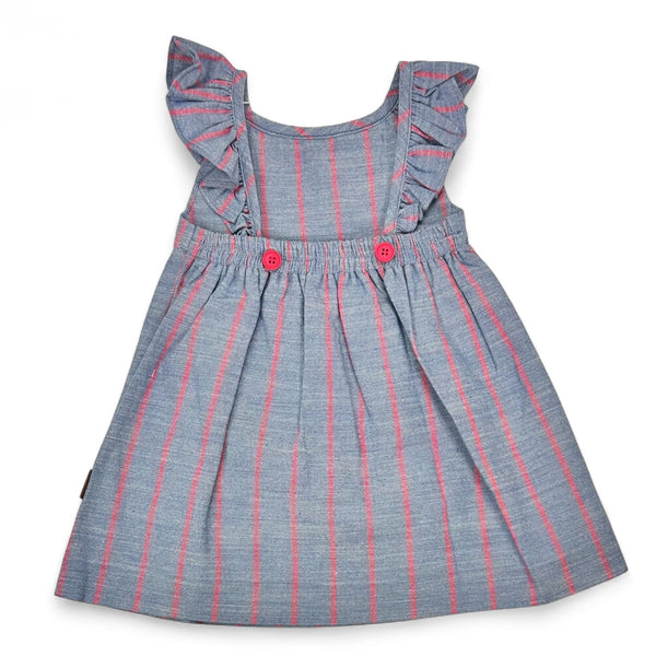 Vestido Rayas - Fresa