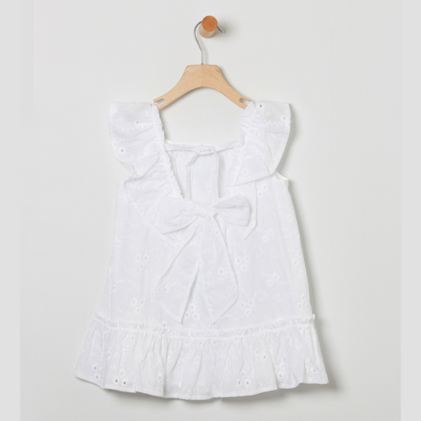 Vestido Bordado Palermo - Blanco