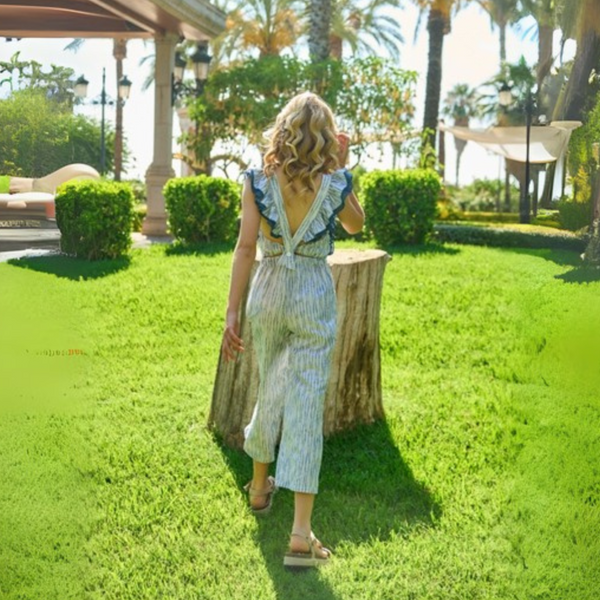 Mono Niña Étnico Azul