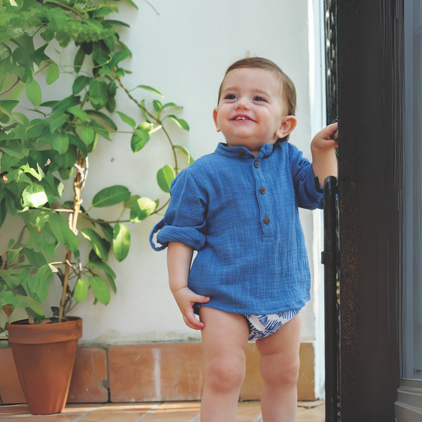 Conjunto Niño Boho - Azul