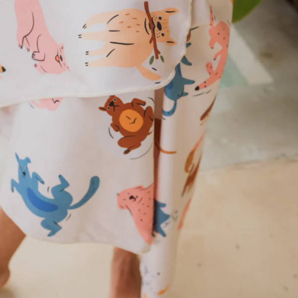 Toalla Playera de Microfibra - Canela