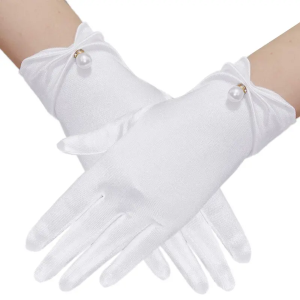 Guantes de Primera Comunión - Blanco