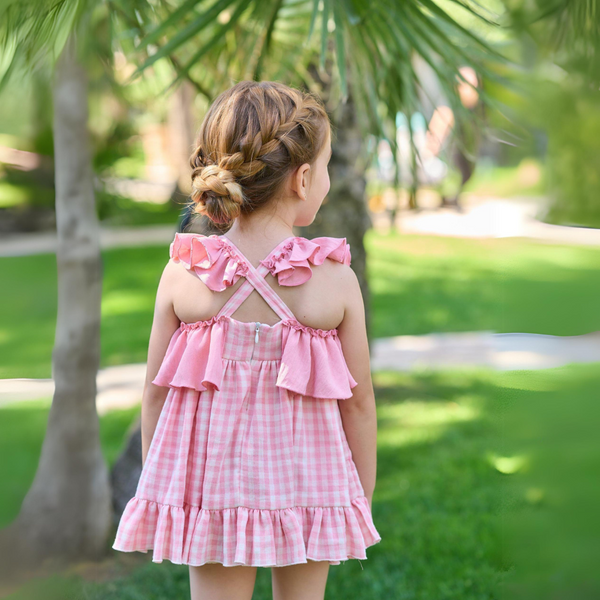 Vestido Vichy Rosa Peque