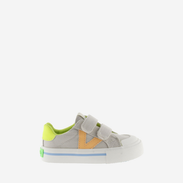 Zapatillas Doble Velcro Tribu Neón - Beige