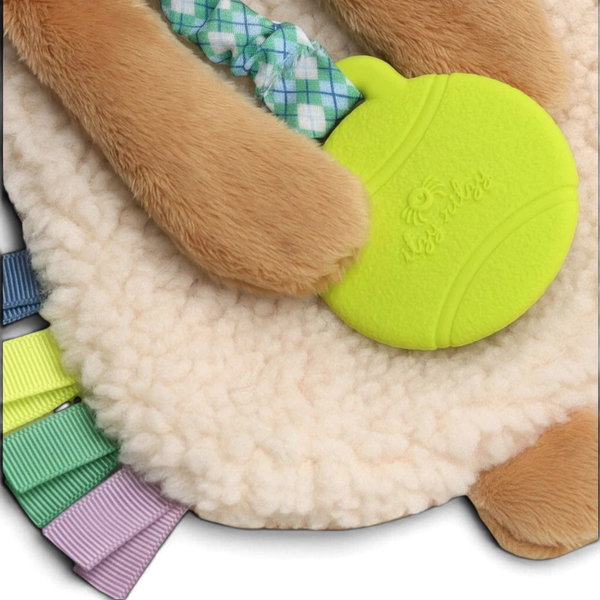 Peluche Sensorial y Mordedor - Cachorro