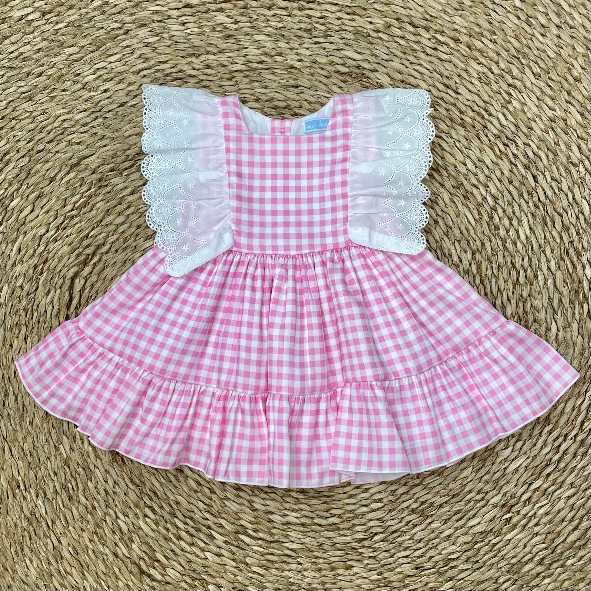 Vestido Vichy Vedella - Fresa