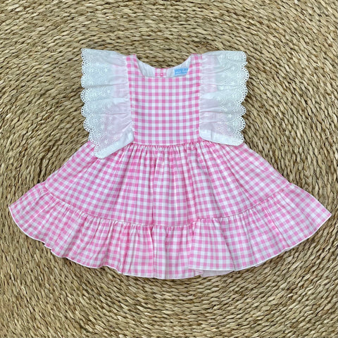 Vestido Vichy Vedella - Fresa
