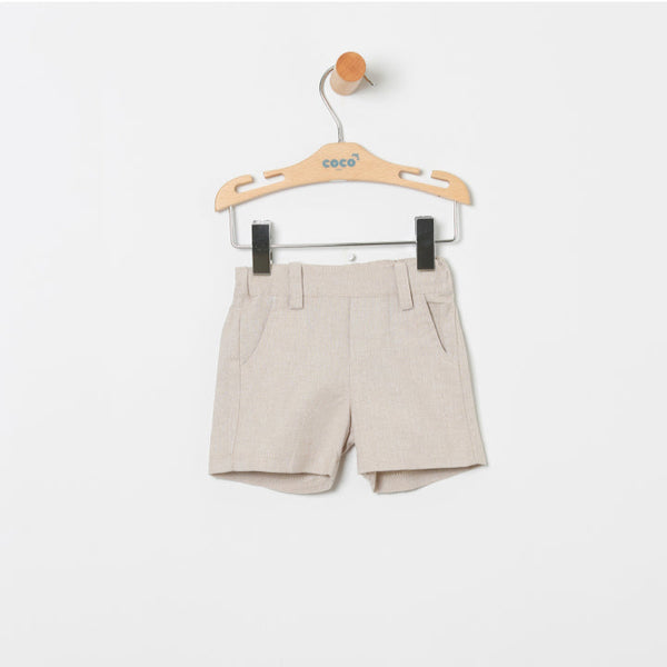 Conjunto Niño Bermuda 3 Piezas Palermo - Tostado
