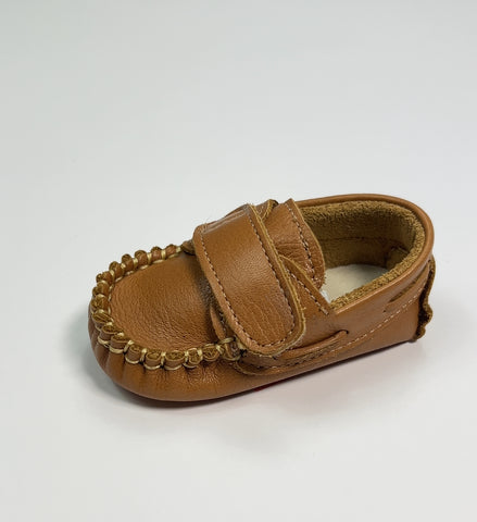 Mocasines Velcro Bebé - Camel