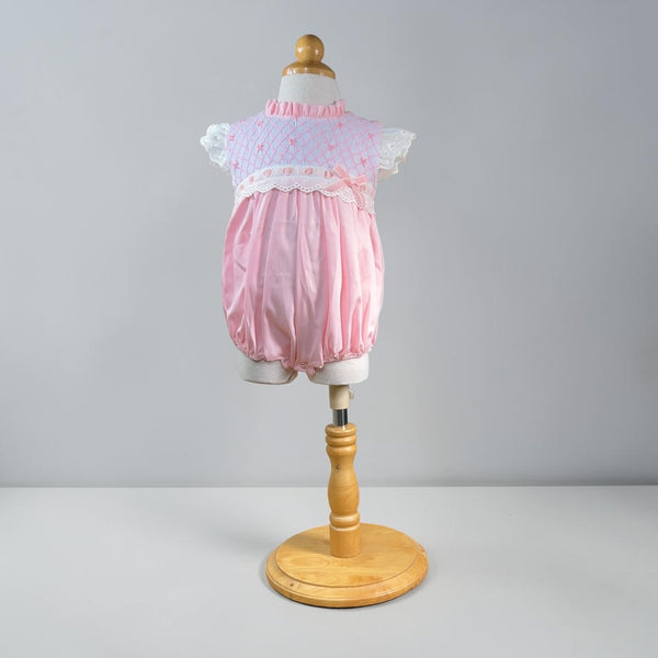 Peto Smock Lacitos - Rosado
