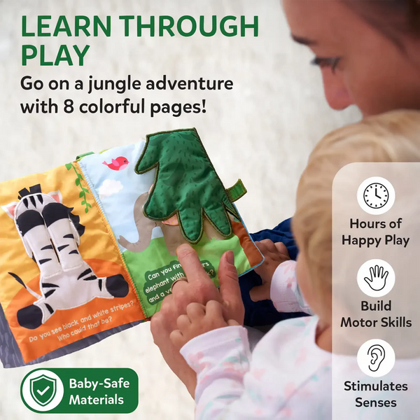 Libro Sensorial Peek-a-boo - En La Jungla