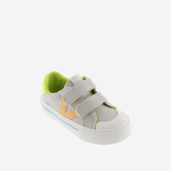 Zapatillas Doble Velcro Tribu Neón - Beige