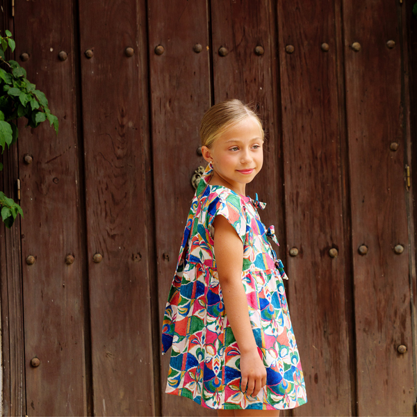 Vestido Estampado - Fresa