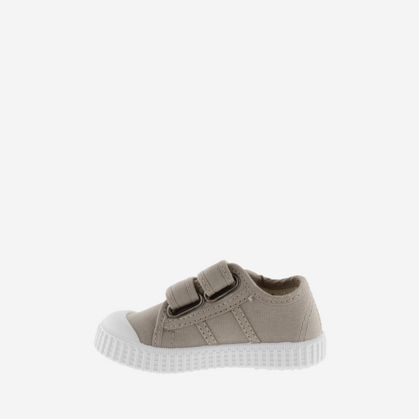 Zapatillas Doble Velcro Beige