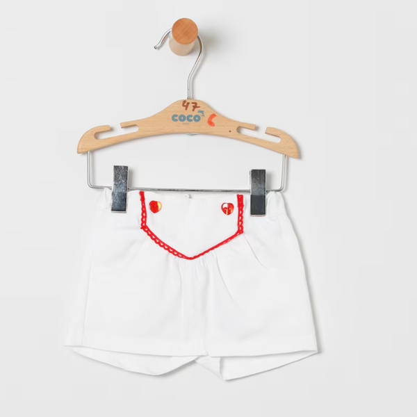 Conjunto Niña Short Portofino - Rojo